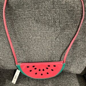 No Boundaries Watermelon Crossbody Bag - Pink and Green